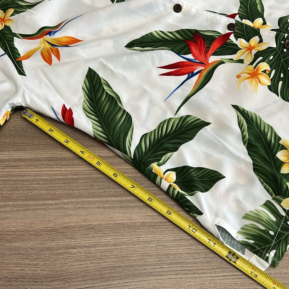 Puanani By RJC Women’s Birds Of Paradise Floral Hawaiian Shirt Medium - Picture 6 of 6